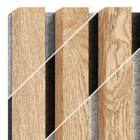 Lamele dekoracyjne akustyczne dąb