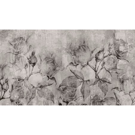 fototapeta w szare róże