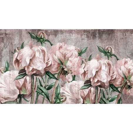 Fototapeta w kwiaty pudrowy róż