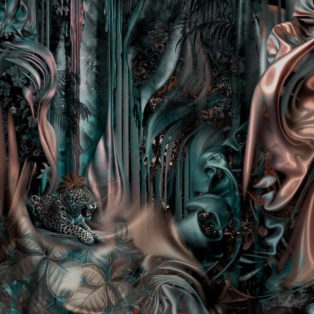 Egzotyczna fototapeta Jedwabny las Muance MU14049