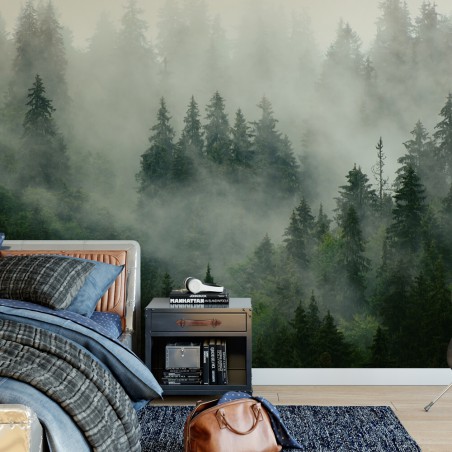 las we mgle fototapeta