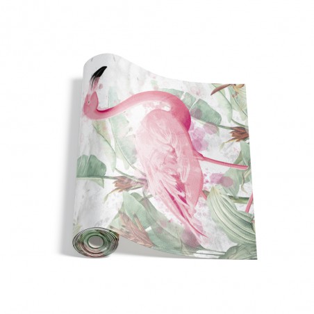 Fototapeta w tropikalne flamingi