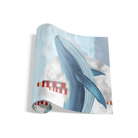 Marynistyczna fototapeta do pokoju chłopca