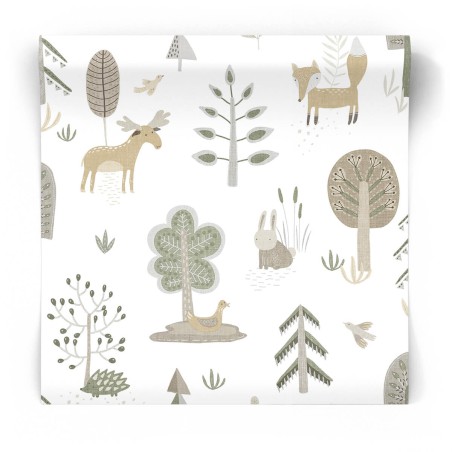 tapeta dziecięca las