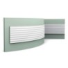 Biały Elastyczny Panel Dekoracyjny 3D W109F Orac Decor