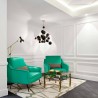 Biała nowoczesna listwa sufitowa do salonu C396 Orac Decor