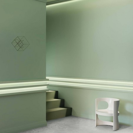 Dekoracyjna matowa listwa podłogowa do malowania SX138 Orac Decor