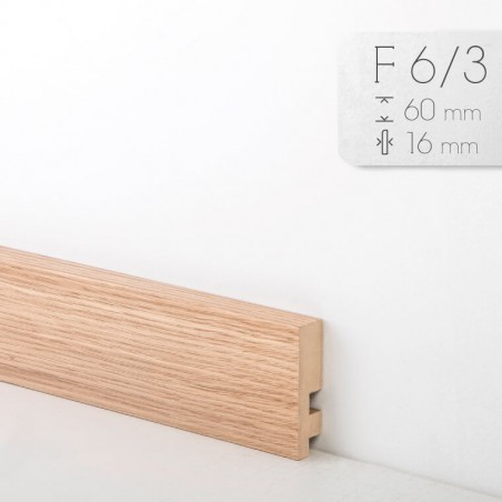 Listwa przypodłogowa drewniana Prestige Decor F6/3