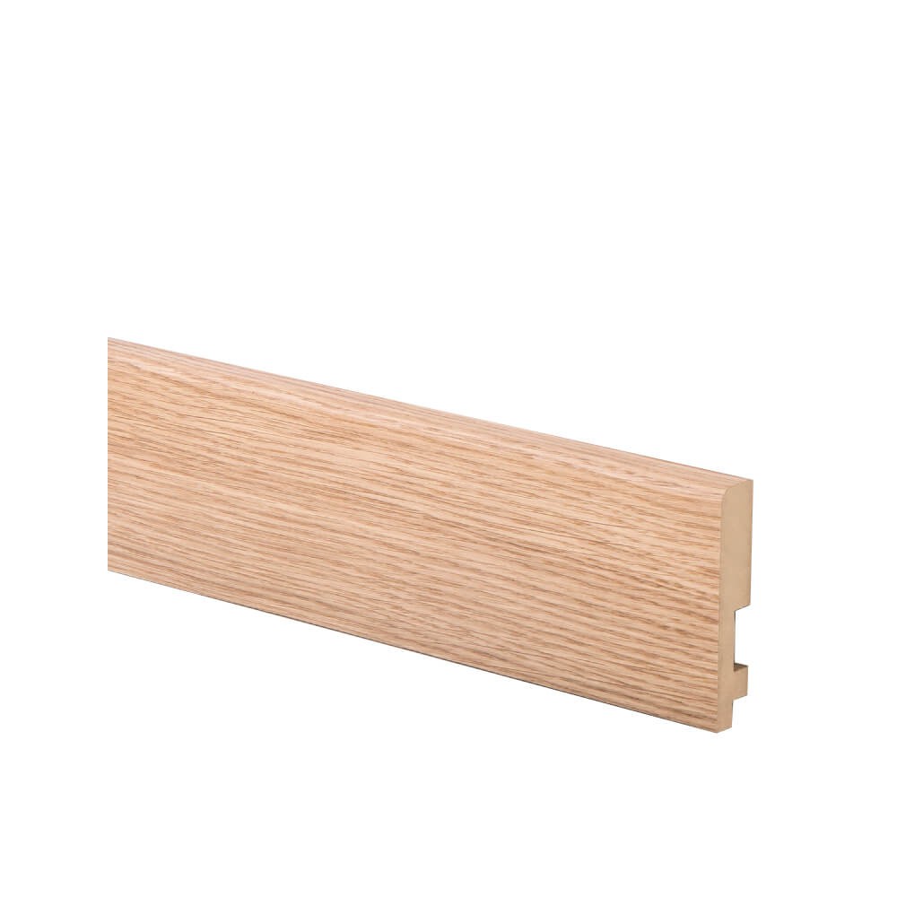 Drewniana Listwa Pod ogowa MDF F8 1 Fornirowana 8 Cm Prestige Decor