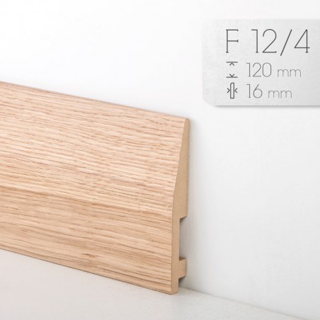 Listwa przypodłogowa drewniana Prestige Decor F12/4