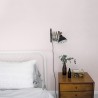 jednokolorowa różowa tapeta do sypialni G56657