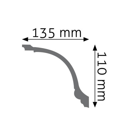 Dekoracyjna klasyczna listwa sufitowa 