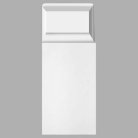 biała gładka baza pod pilaster KDS-33