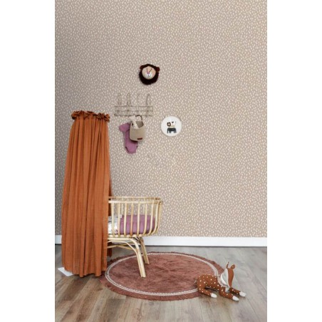 tapeta w salonie na jednej ścianie 139255