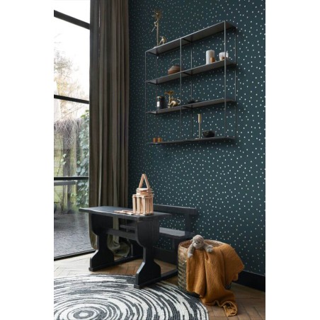 gładka granatowa tapeta 139276