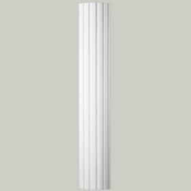 biały żłobiony filar K324C