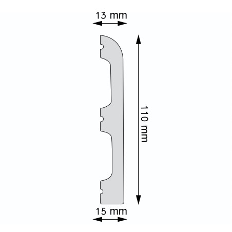 dekoracyjna listwa przypodłogowa 
