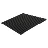 Akustyczny Panel Ścienny 3D Fornir Czarny Dąb 60x60