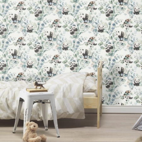 tapeta w liście do pokoju dziecka 301144