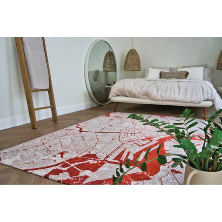 Dywan mapa do sypialni