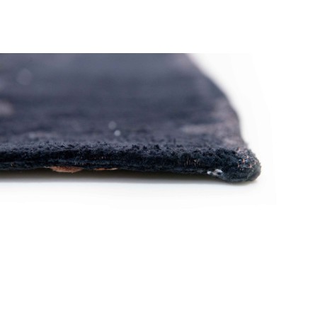 Czarny dywan do salonu 9200