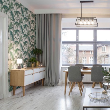 biała gładka listwa karniszowa