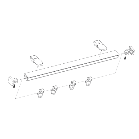 wymiary listwy karniszowej s200