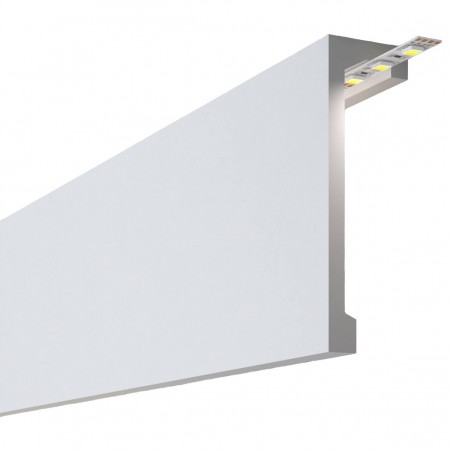 Biała listwa karniszowa