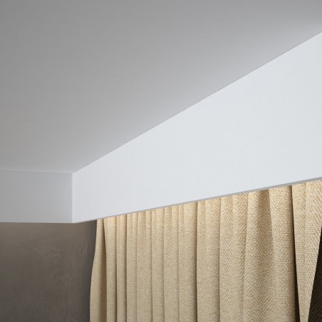 Nowoczesna maskująca listwa karniszowa LED Mardom Decor 4,6 cm