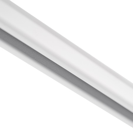 biała podwójna szyna karniszowa