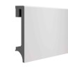 Biała listwa przypodłogowa ESPUMO ESP401 - 10 cm - VOX