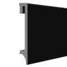 Wysoka listwa przypodłogowa czarna ESPUMO ESP506 - 12 cm - VOX