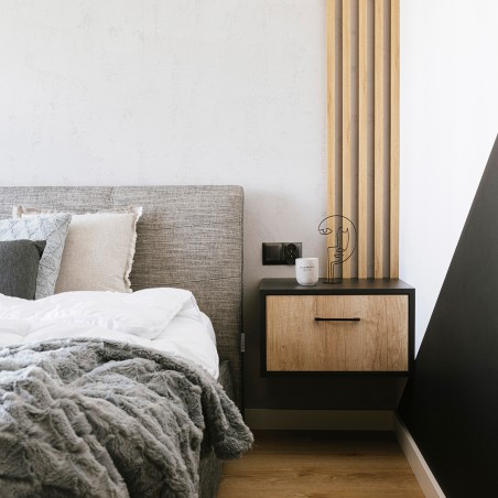 Lamele dekoracyjne w sypialni inspiracje