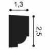Profil ścienny o niewielkich wymiarach P9050 Orac Decor
