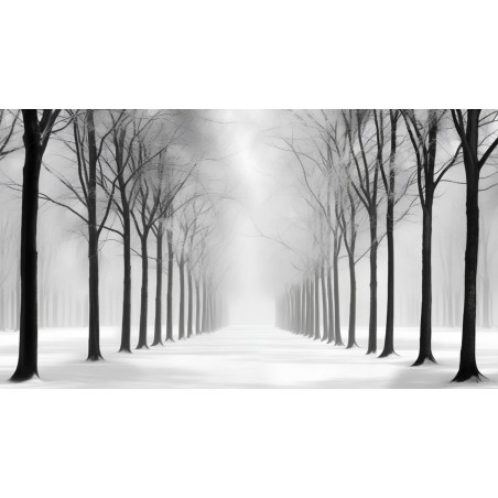 Nowoczesna fototapeta industrialna 3d drzewa