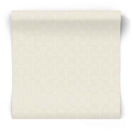 Delikatna tapeta beżowa do salonu