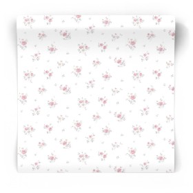 Jasna tapeta z motywem roślinnym