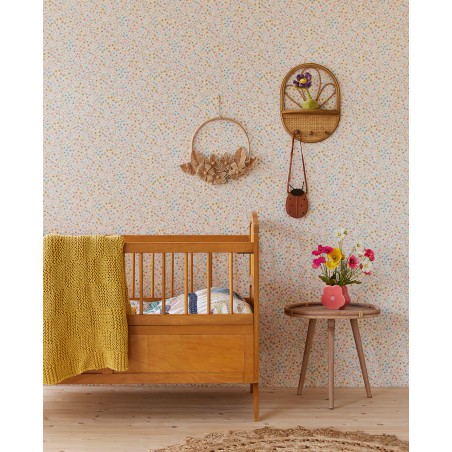 Jasna tapeta skandynawska do pokoju dziecka