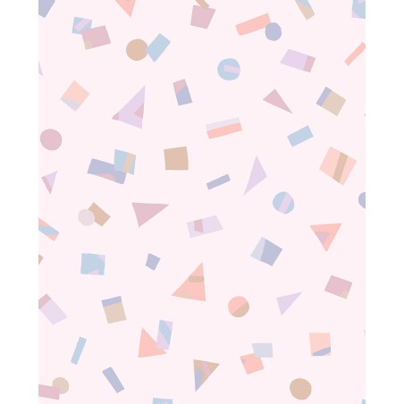 Delikatna tapeta wzory geometryczne