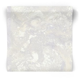 Srebrna tapeta imitująca marmur