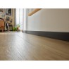 Czarna przypodłogowa listwa ESPUMO ESP206 - 8 cm - VOX