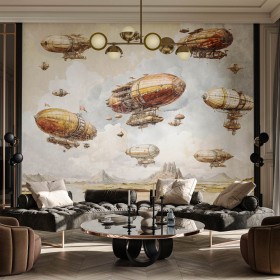 Fototapeta futurystyczna w stylu eklektycznym