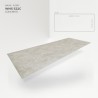 Płyta wielkoformatowa SPC kość słoniowa NAVA IVORY WMS 522C Slab 117,5x280 - Modee