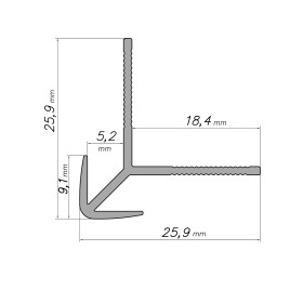 Srebrny narożnik zewnętrzny... 2