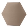 Panel Tapicerowany - Plaster Miodu / Heksagon - Welur Beżowy T04