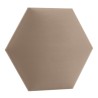 Panel Tapicerowany - Plaster Miodu / Heksagon - Welur Beżowy T04