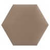 Panel Tapicerowany - Plaster Miodu / Heksagon - Welur Beżowy T04
