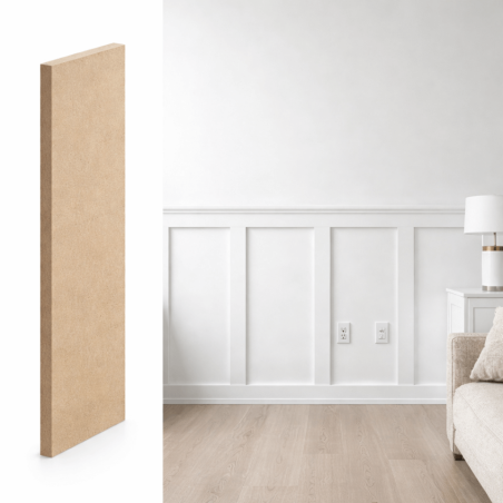 Inspiracja boazerii w salonie