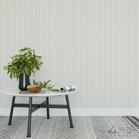 Tapety szare w paski aranżacje