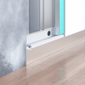 Szczelinowa listwa przypodłogowa z aluminium F1.50L10